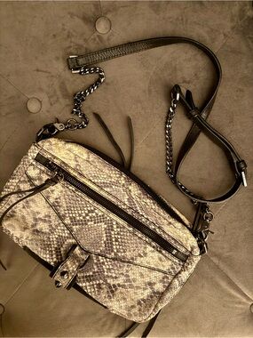 Botkier Trigger East/West crossbody, snake print